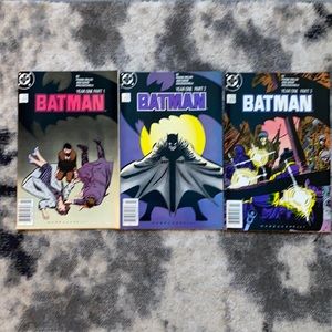 Lot of 3 DC comics Batman year one part 1,2 & 3
